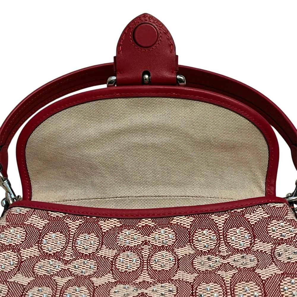 Coach Ruby Red Soho Flap Bag - Picture 5 of 11